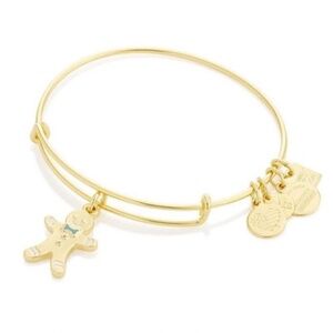 Alex and Ani Gingerbread Man Bangle Bracelet